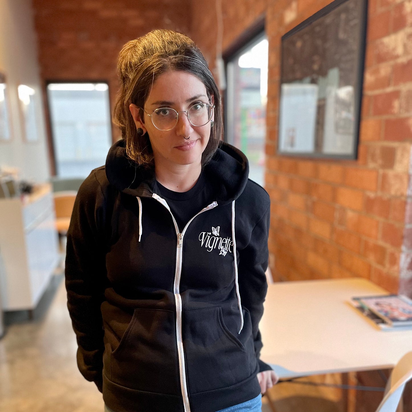 Vignette "Match" Full-Zip Hoodie