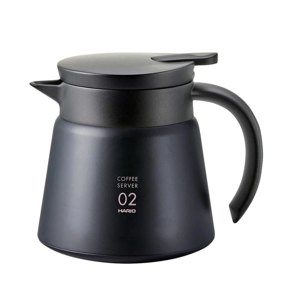 Hario V60 02 Vacuum Insulated Metal Server - Black
