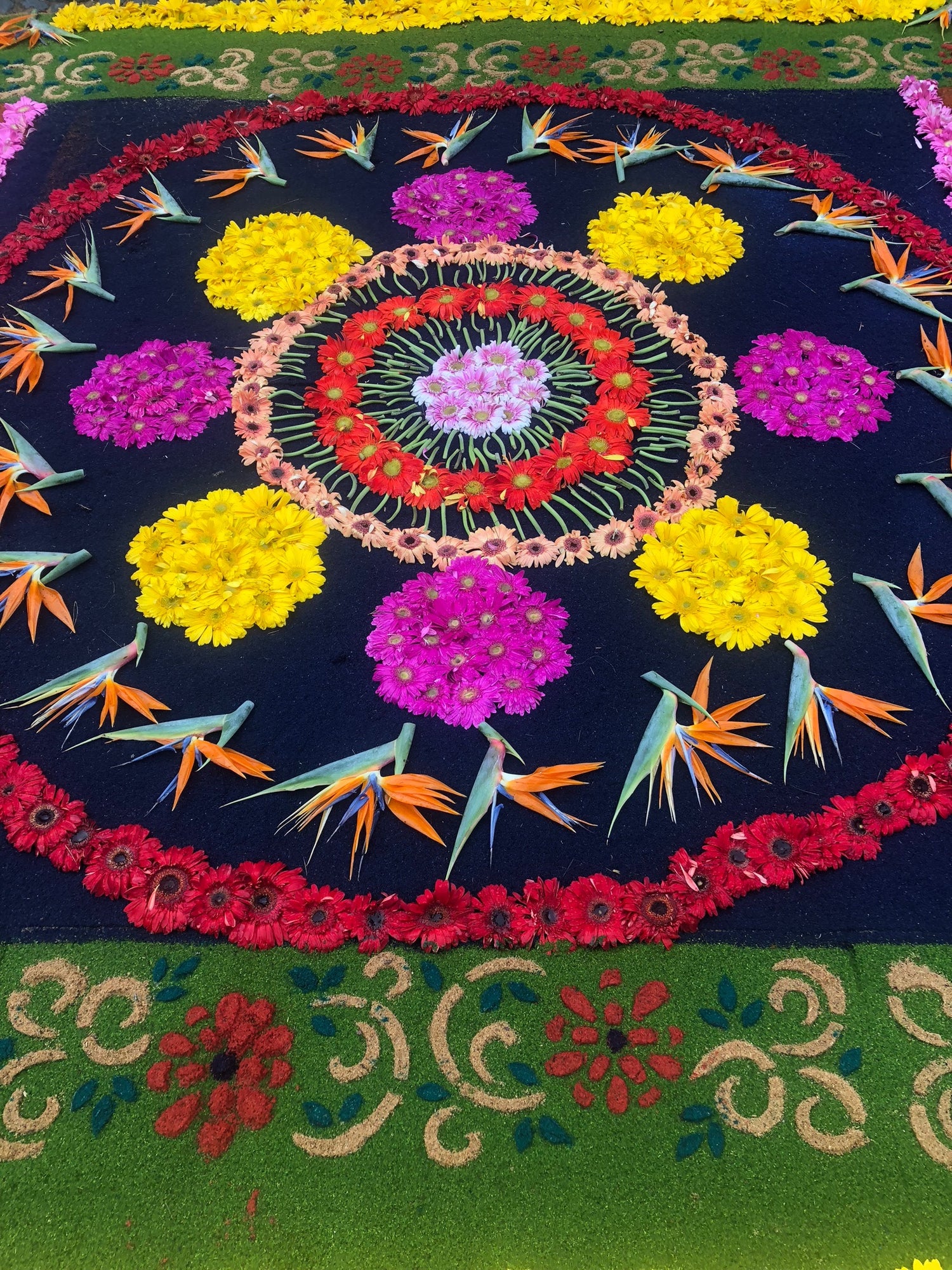 Beautiful floral pattern from Guatemala.