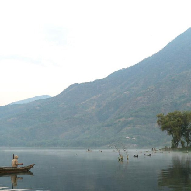 Canoe on Lake Atitlan. Photo courtesy of La Bodega.